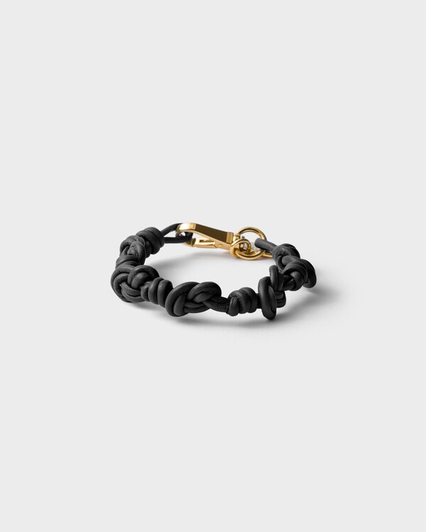 Nappa leather bracelet - Black Nappa leather bracelet - Black