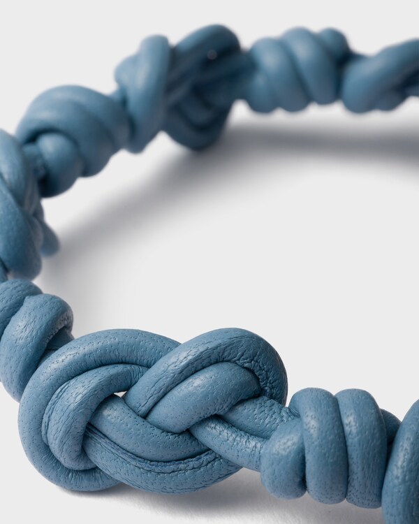 Nappa leather bracelet - Astral Blue Nappa leather bracelet - Astral Blue
