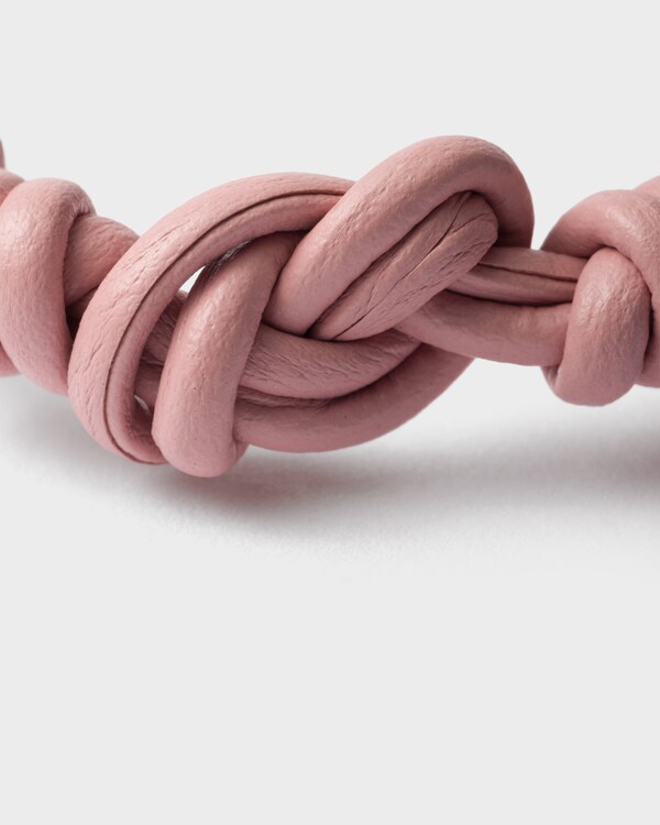 Nappa leather bracelet - Peach Nappa leather bracelet - Peach
