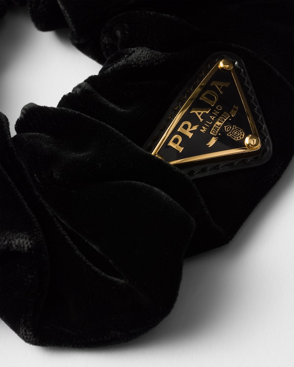 Velvet scrunchie - Black Velvet scrunchie - Black