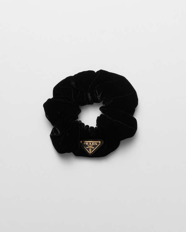 Velvet scrunchie - Black Velvet scrunchie - Black