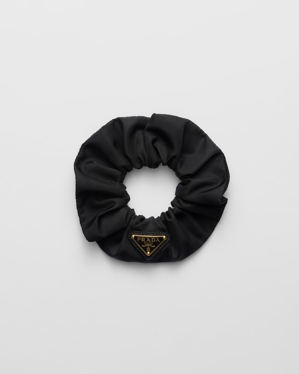 Re-Nylon scrunchie - Black Re-Nylon scrunchie - Black