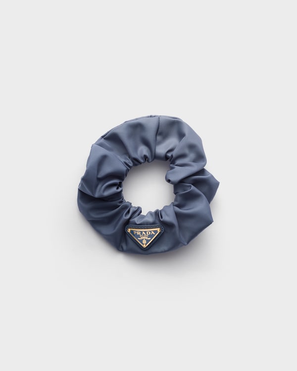 Re-Nylon scrunchie - Aviation Blue Re-Nylon scrunchie - Aviation Blue