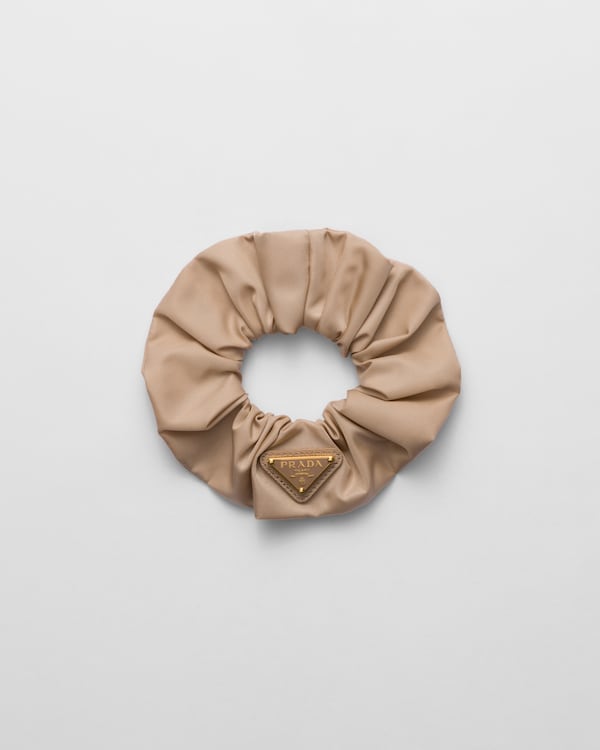 Re-Nylon scrunchie - Cameo Beige Re-Nylon scrunchie - Cameo Beige