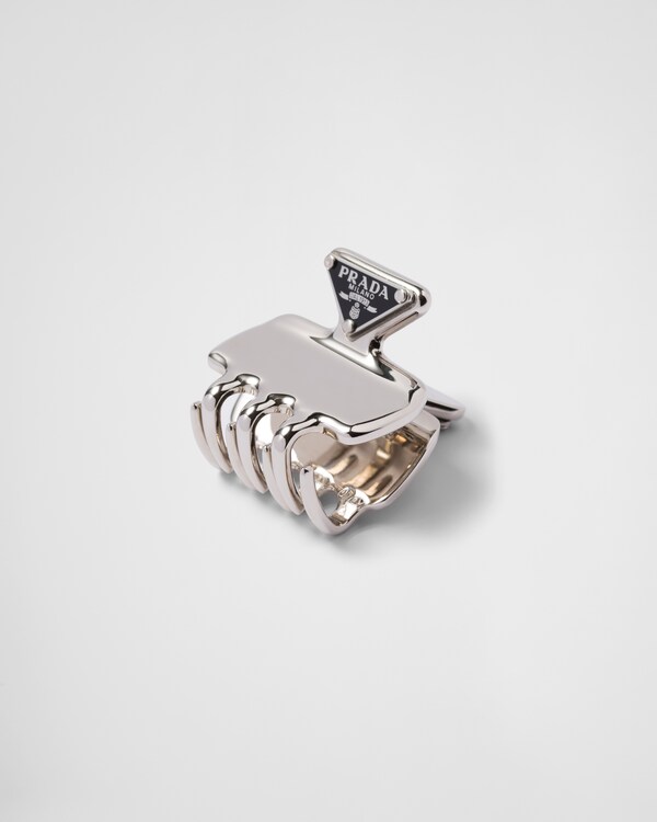 Metal hair clip - Steel Gray Metal hair clip - Steel Gray