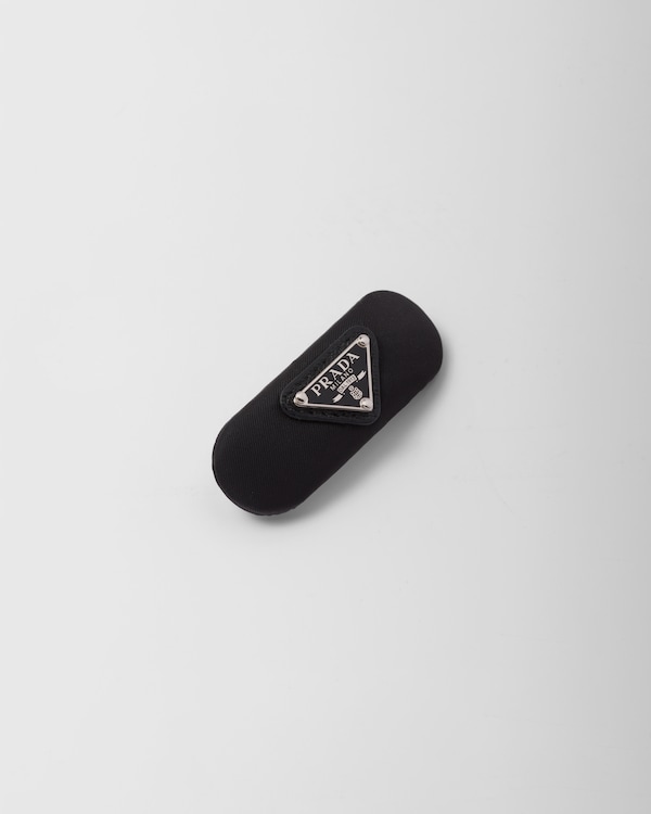 Re-Nylon hair clip - Black Re-Nylon hair clip - Black