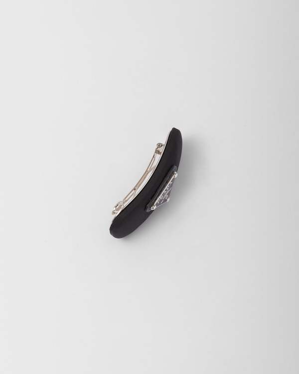 Re-Nylon hair clip - Black Re-Nylon hair clip - Black
