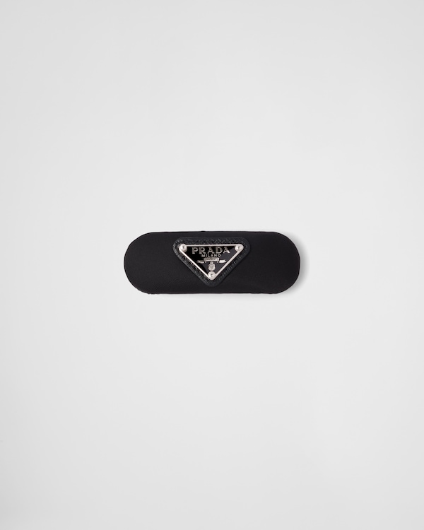 Re-Nylon hair clip - Black Re-Nylon hair clip - Black