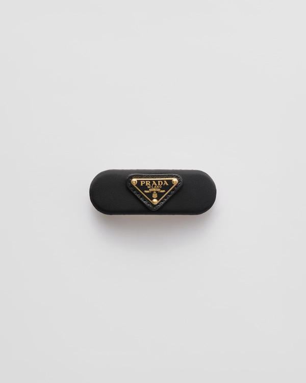 Re-Nylon hair clip - Black Re-Nylon hair clip - Black