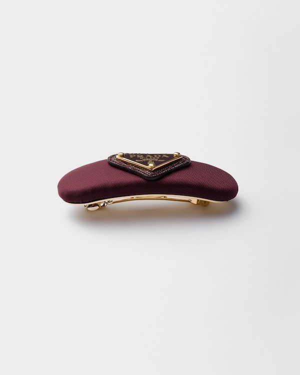 Re-Nylon hair clip - Burgundy Re-Nylon hair clip - Burgundy