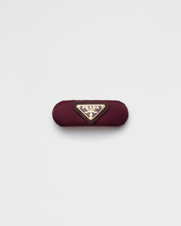 Re-Nylon hair clip - Burgundy Re-Nylon hair clip - Burgundy