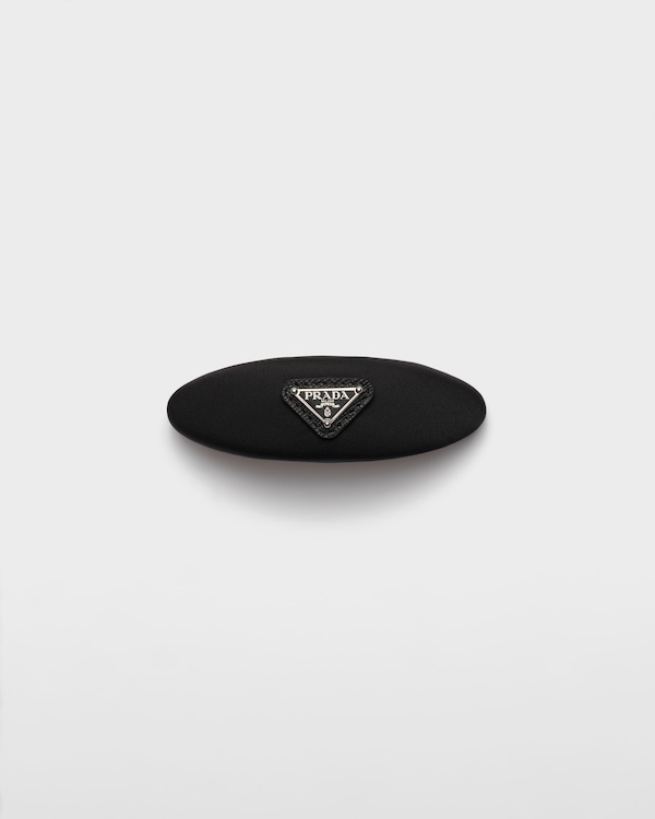 Re-Nylon hair clip - Black Re-Nylon hair clip - Black