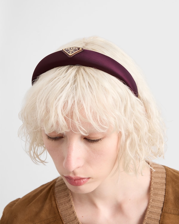 Re-Nylon headband - Burgundy Re-Nylon headband - Burgundy