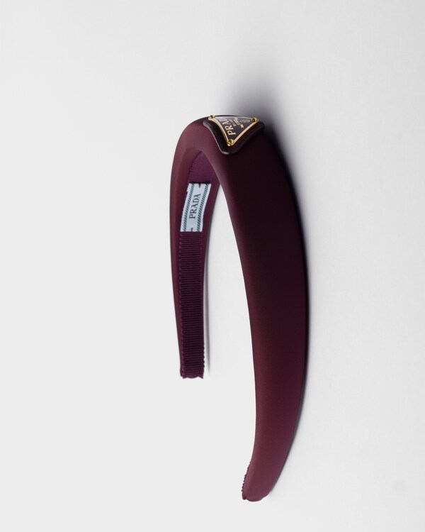 Re-Nylon headband - Burgundy Re-Nylon headband - Burgundy
