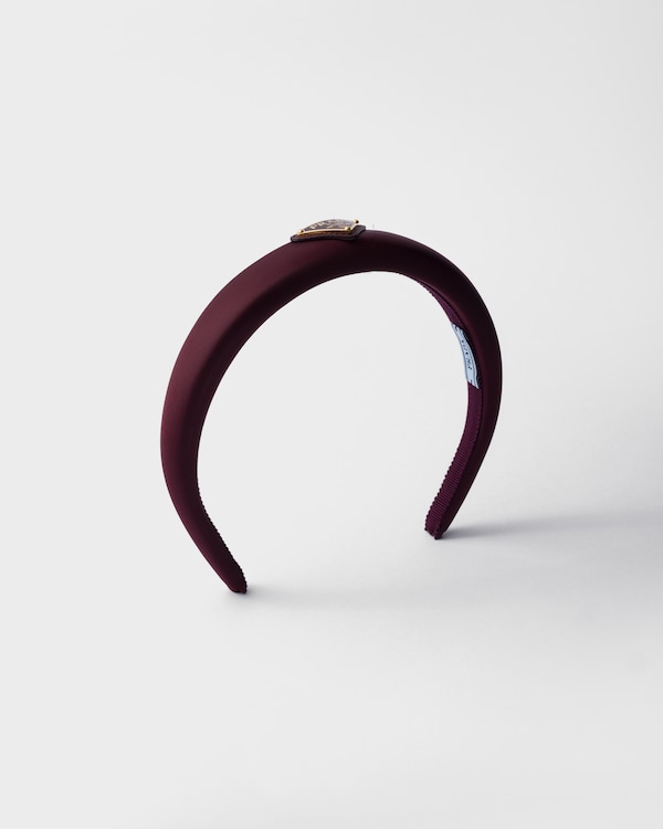 Re-Nylon headband - Burgundy Re-Nylon headband - Burgundy