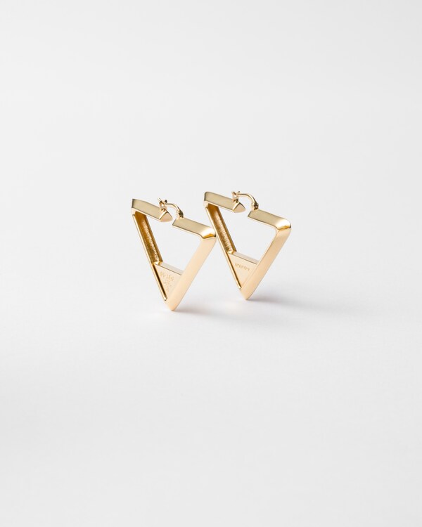Metal earrings - Gold Metal earrings - Gold