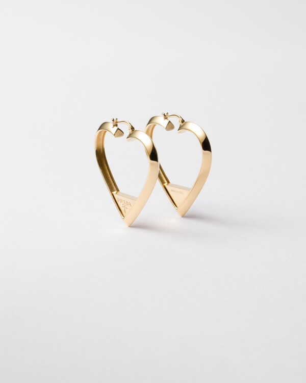 Metal earrings - Gold Metal earrings - Gold