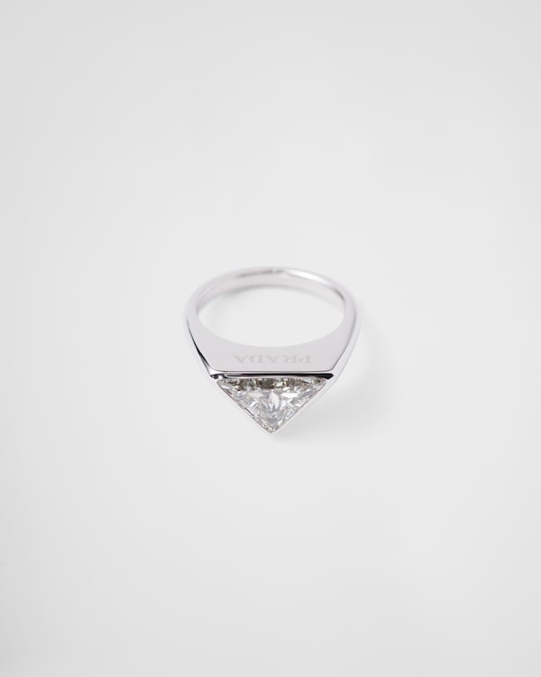 Eternal Gold戒指 - 白金镶培育钻 - White Gold/ White Eternal Gold戒指 - 白金镶培育钻 - White Gold/ White