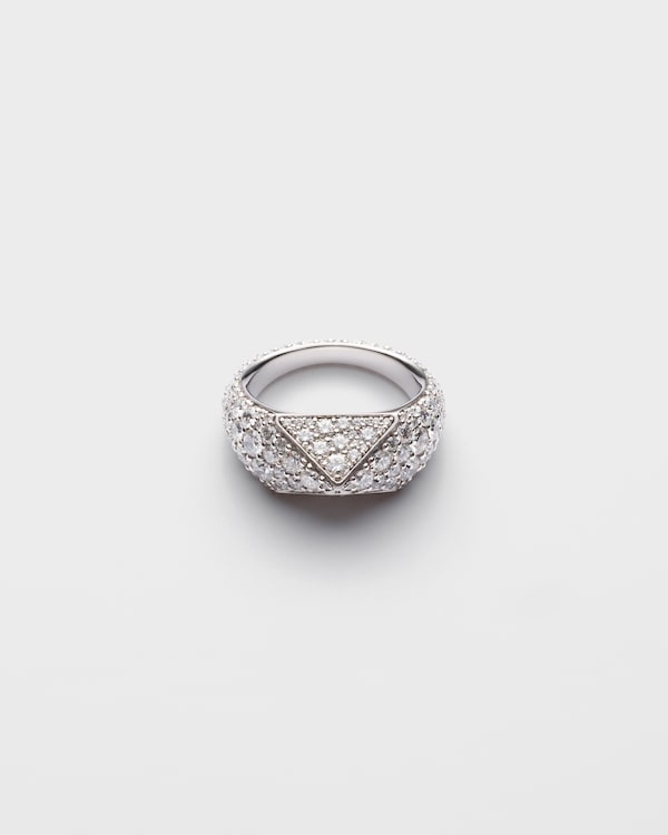 Eternal Gold 戒指 - 18K白金和钻石 - White Gold/ White Eternal Gold 戒指 - 18K白金和钻石 - White Gold/ White