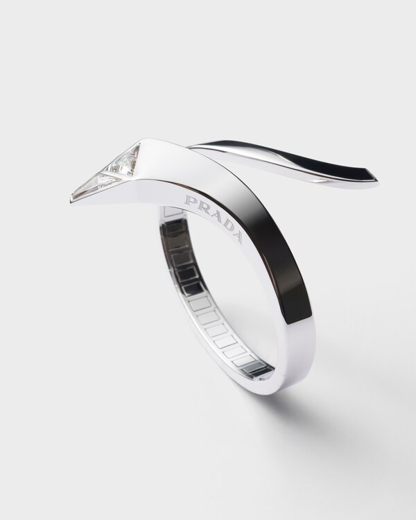 Eternal Gold蛇形手链 - 白金和培育钻石 - White Gold/ White Eternal Gold蛇形手链 - 白金和培育钻石 - White Gold/ White