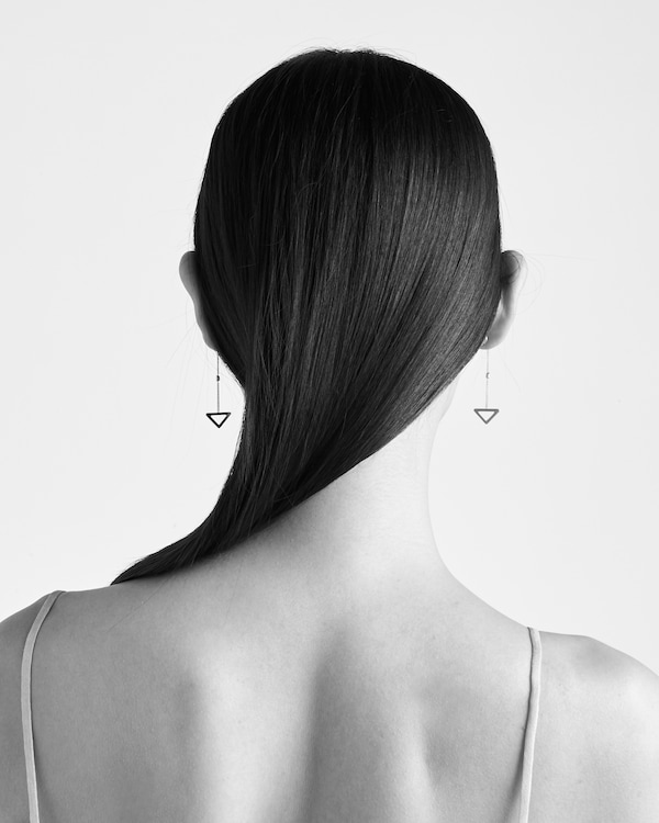 Eternal Gold cut-out drop earrings in yellow gold with diamonds - Gold/White Eternal Gold cut-out drop earrings in yellow gold with diamonds - Gold/White
