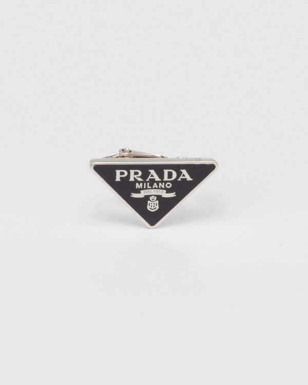 Prada Symbole 右耳款夹式耳环 - 黑色 Prada Symbole 右耳款夹式耳环 - 黑色