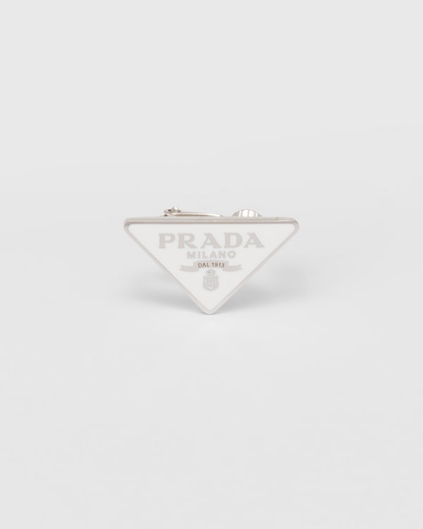 Prada Symbole 右耳款夹式耳环 - 白色 Prada Symbole 右耳款夹式耳环 - 白色