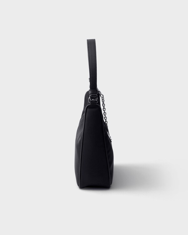 Prada Re-Edition 2005 Re-Nylon and Saffiano mini bag - Black Prada Re-Edition 2005 Re-Nylon and Saffiano mini bag - Black