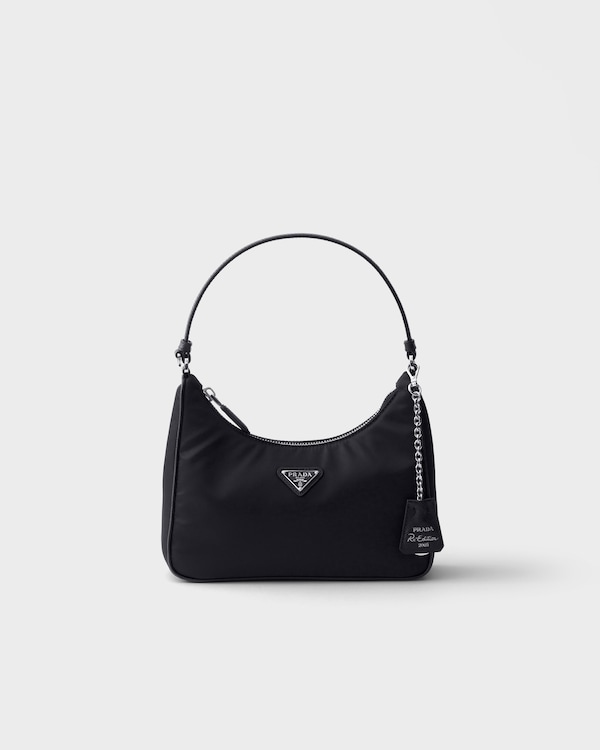 Prada Re-Edition 2005 Re-Nylon and Saffiano mini bag - Black Prada Re-Edition 2005 Re-Nylon and Saffiano mini bag - Black