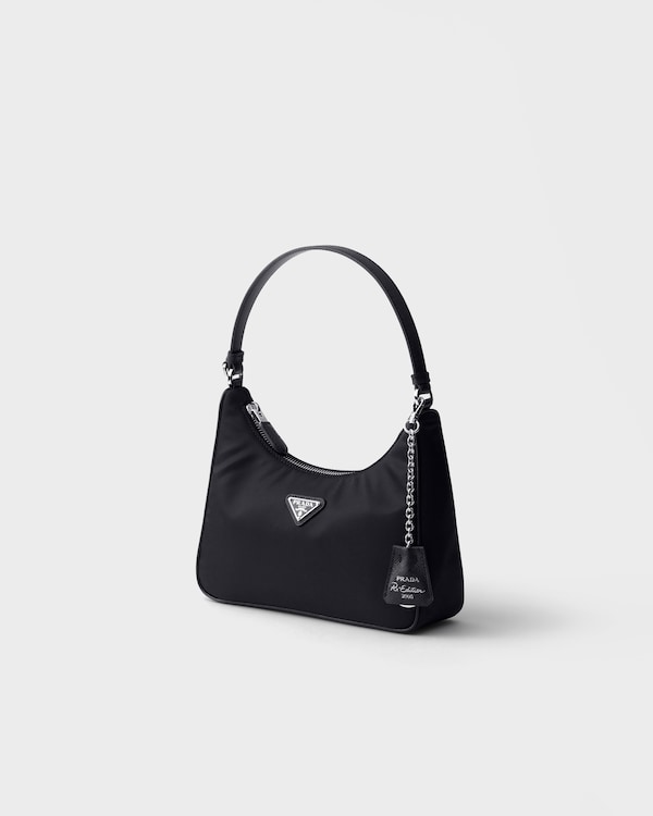 Prada Re-Edition 2005 Re-Nylon and Saffiano mini bag - Black Prada Re-Edition 2005 Re-Nylon and Saffiano mini bag - Black