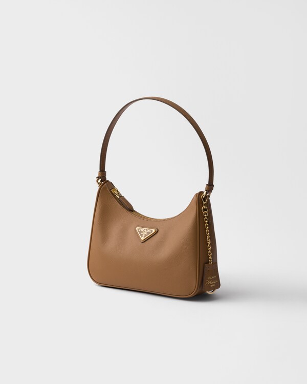 Prada Re-Edition 2005 Saffiano leather mini-bag - Caramel Prada Re-Edition 2005 Saffiano leather mini-bag - Caramel