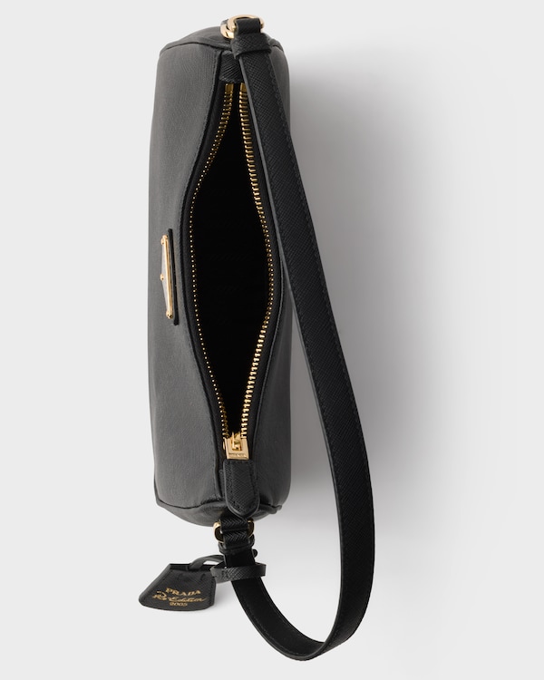 Prada Re-Edition 2005 Saffiano皮革迷你手袋 - 黑色 Prada Re-Edition 2005 Saffiano皮革迷你手袋 - 黑色