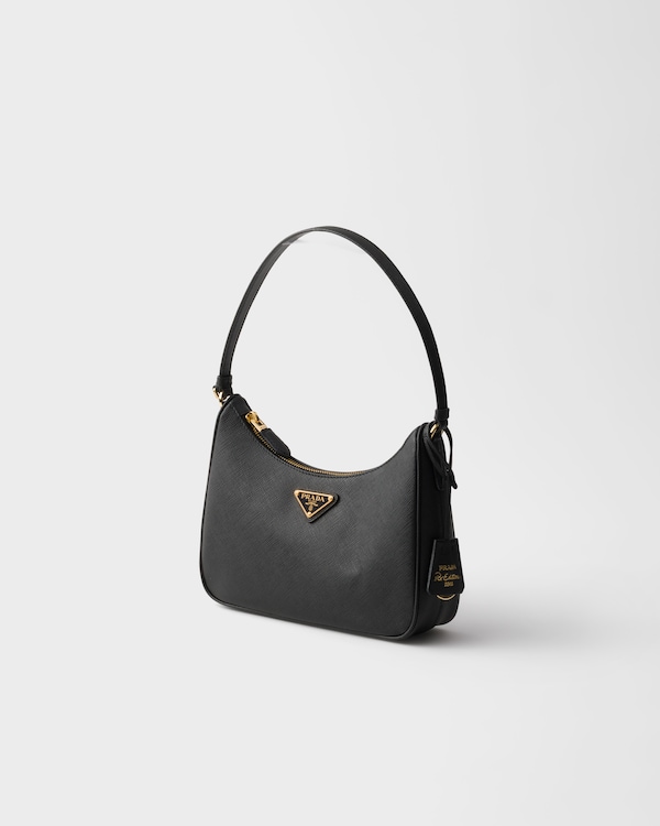 Prada Re-Edition 2005 Saffiano皮革迷你手袋 - 黑色 Prada Re-Edition 2005 Saffiano皮革迷你手袋 - 黑色
