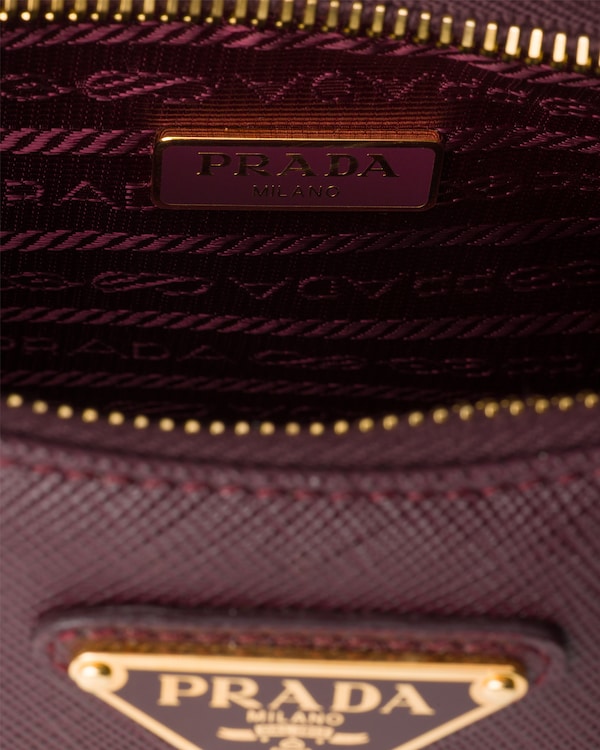 Prada Re-Edition 2005 Saffiano皮革迷你手袋 - 酒红色 Prada Re-Edition 2005 Saffiano皮革迷你手袋 - 酒红色