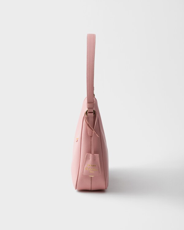 Prada Re-Edition 2005 Saffiano皮革迷你手袋 - 桃粉色 Prada Re-Edition 2005 Saffiano皮革迷你手袋 - 桃粉色
