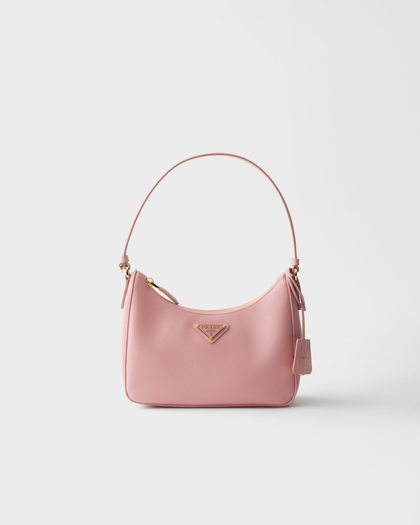 Prada Re-Edition 2005 Saffiano皮革迷你手袋 - 桃粉色 Prada Re-Edition 2005 Saffiano皮革迷你手袋 - 桃粉色