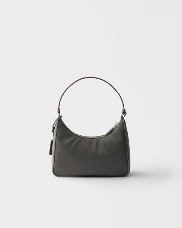 Prada Re-Edition 2005 Re-Nylon and Saffiano mini bag - Mercury Gray Prada Re-Edition 2005 Re-Nylon and Saffiano mini bag - Mercury Gray