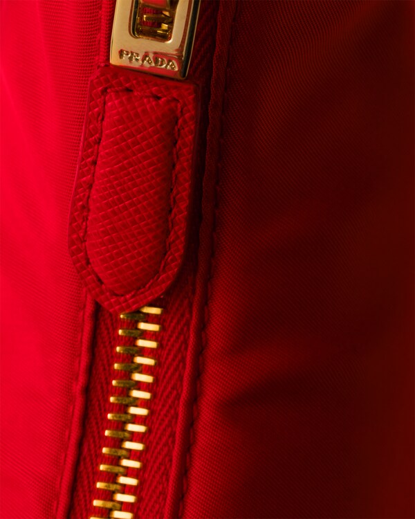 Prada Re-Edition 2005 Re-Nylon and Saffiano mini bag - Red Prada Re-Edition 2005 Re-Nylon and Saffiano mini bag - Red