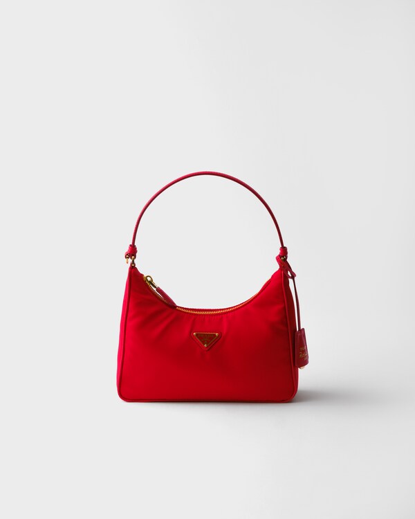 Prada Re-Edition 2005 Re-Nylon and Saffiano mini bag - Red Prada Re-Edition 2005 Re-Nylon and Saffiano mini bag - Red