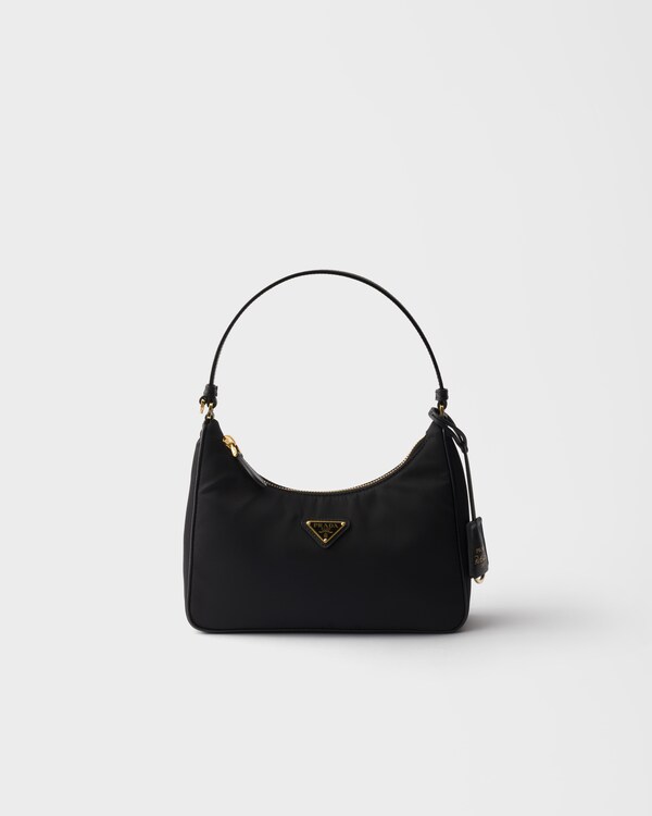 Prada Re-Edition 2005 Re-Nylon and Saffiano mini bag - Black Prada Re-Edition 2005 Re-Nylon and Saffiano mini bag - Black
