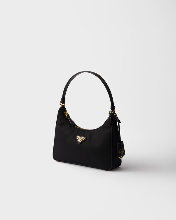 Prada Re-Edition 2005 Re-Nylon and Saffiano mini bag - Black Prada Re-Edition 2005 Re-Nylon and Saffiano mini bag - Black
