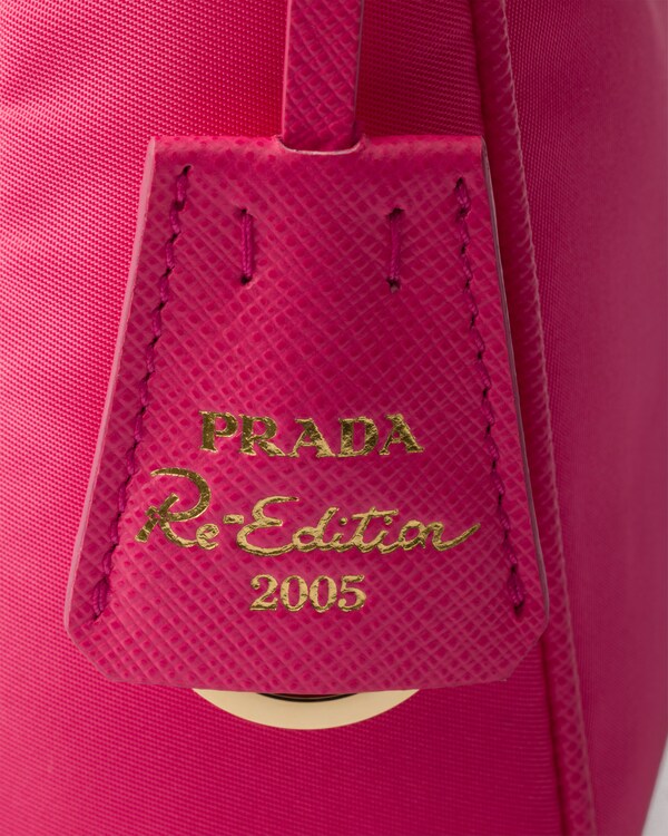 Prada Re-Edition 2005 Re-Nylon and Saffiano mini bag - Peony Pink Prada Re-Edition 2005 Re-Nylon and Saffiano mini bag - Peony Pink