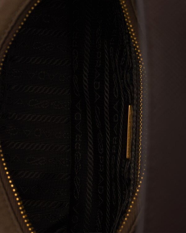 Prada Re-Edition 2005 Re-Nylon and Saffiano mini bag - Burnt Brown Prada Re-Edition 2005 Re-Nylon and Saffiano mini bag - Burnt Brown
