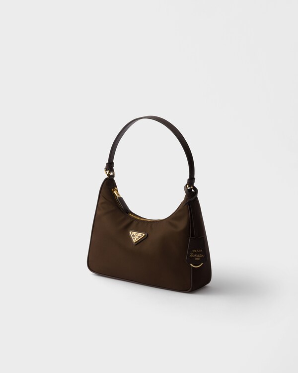 Prada Re-Edition 2005 Re-Nylon and Saffiano mini bag - Burnt Brown Prada Re-Edition 2005 Re-Nylon and Saffiano mini bag - Burnt Brown