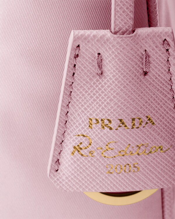 Prada Re-Edition 2005 Re-Nylon and Saffiano mini bag - Alabaster Prada Re-Edition 2005 Re-Nylon and Saffiano mini bag - Alabaster