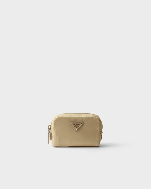 Micro Re-Nylon pouch - Camel Brown Micro Re-Nylon pouch - Camel Brown