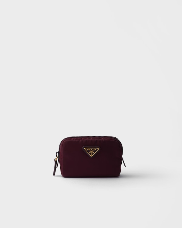 Micro Re-Nylon pouch - Burgundy Micro Re-Nylon pouch - Burgundy