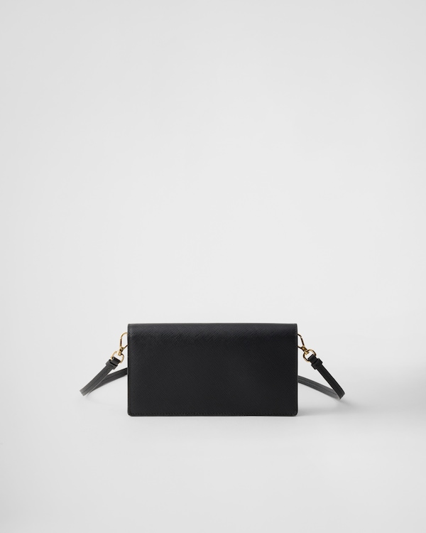 Saffiano leather mini-bag - Black Saffiano leather mini-bag - Black