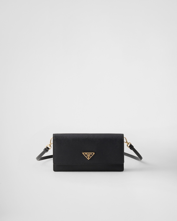 Saffiano leather mini-bag - Black Saffiano leather mini-bag - Black