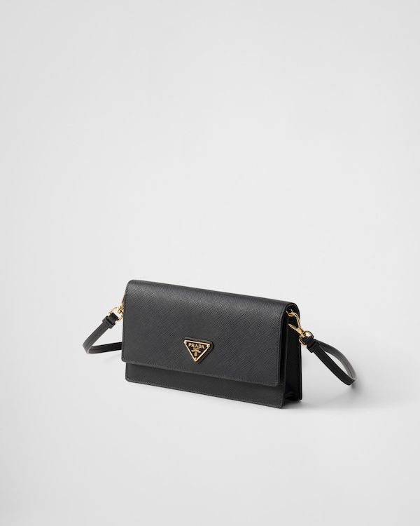 Saffiano leather mini-bag - Black Saffiano leather mini-bag - Black